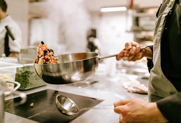 We use regional and bio products in our kitchen