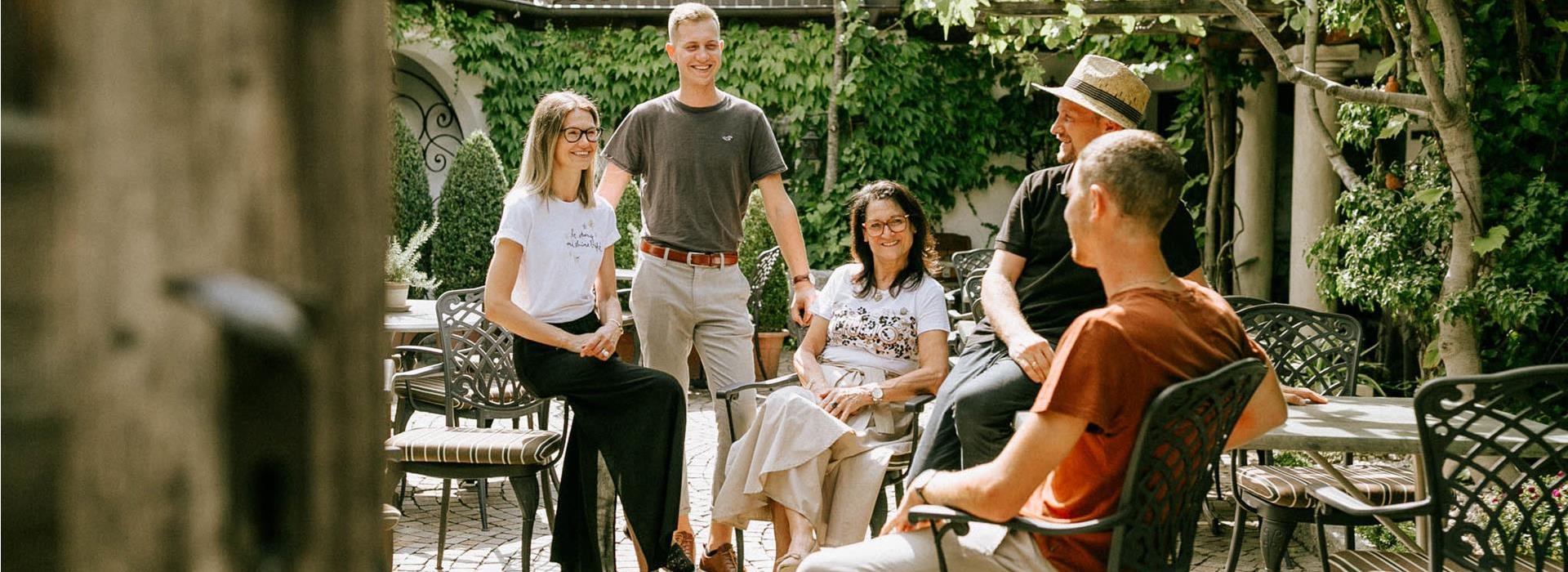 Tanja, David, Friederike, Thomas & Elias