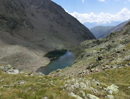 All´ex rifugio Heilbronner Hütte al Giogo Tasca