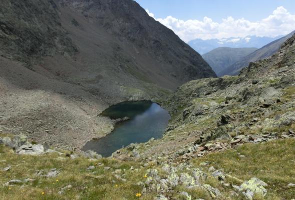 All´ex rifugio Heilbronner Hütte al Giogo Tasca