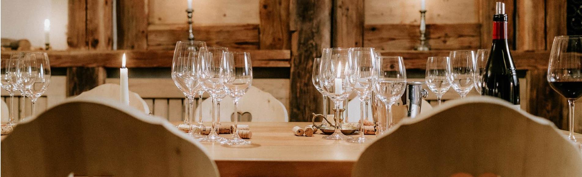 Table in the Wine Cellar