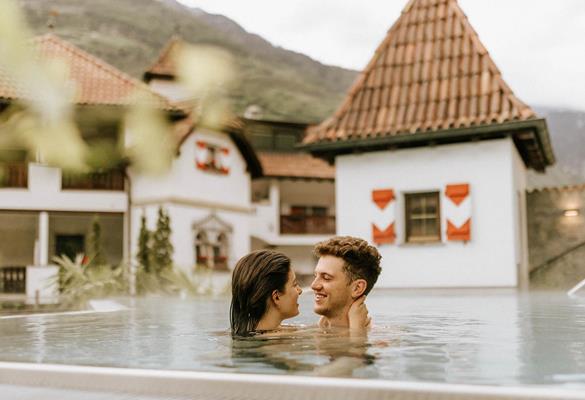 Couple in the Pool Tower