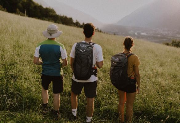 Wanderung zu dritt