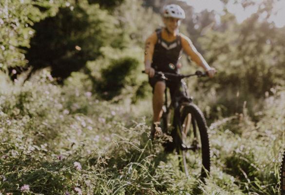 Mountainbiken im Sommer