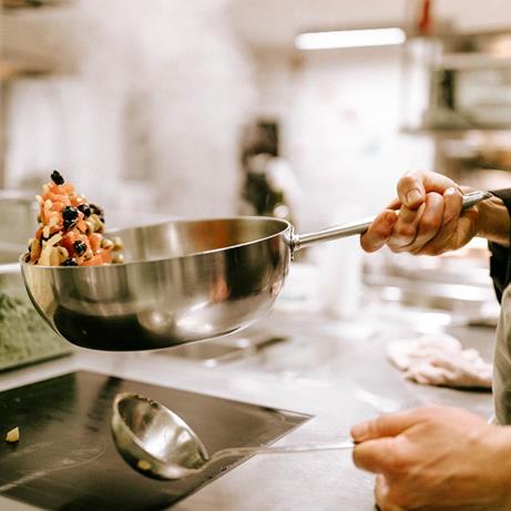 We use regional and biological products in the kitchen