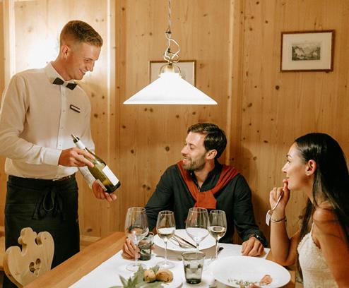 David serves you wine