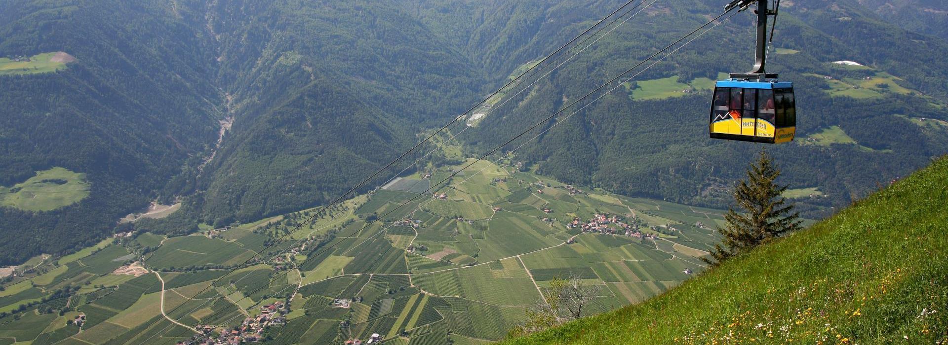 Die Seilbahn von Naturns