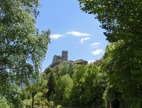 Castle Juval and the Irrigation Channel Path of Tschars