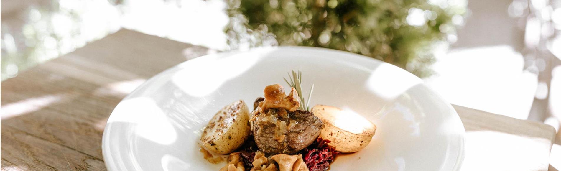 Main Course with Chanterelles