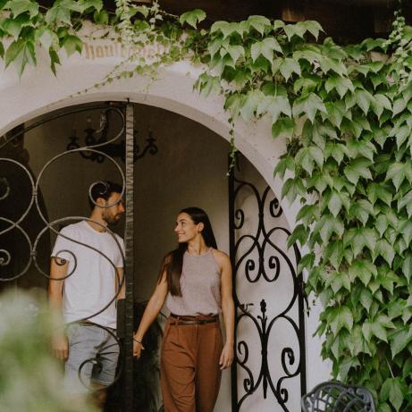 Der Eingang der Kapelle