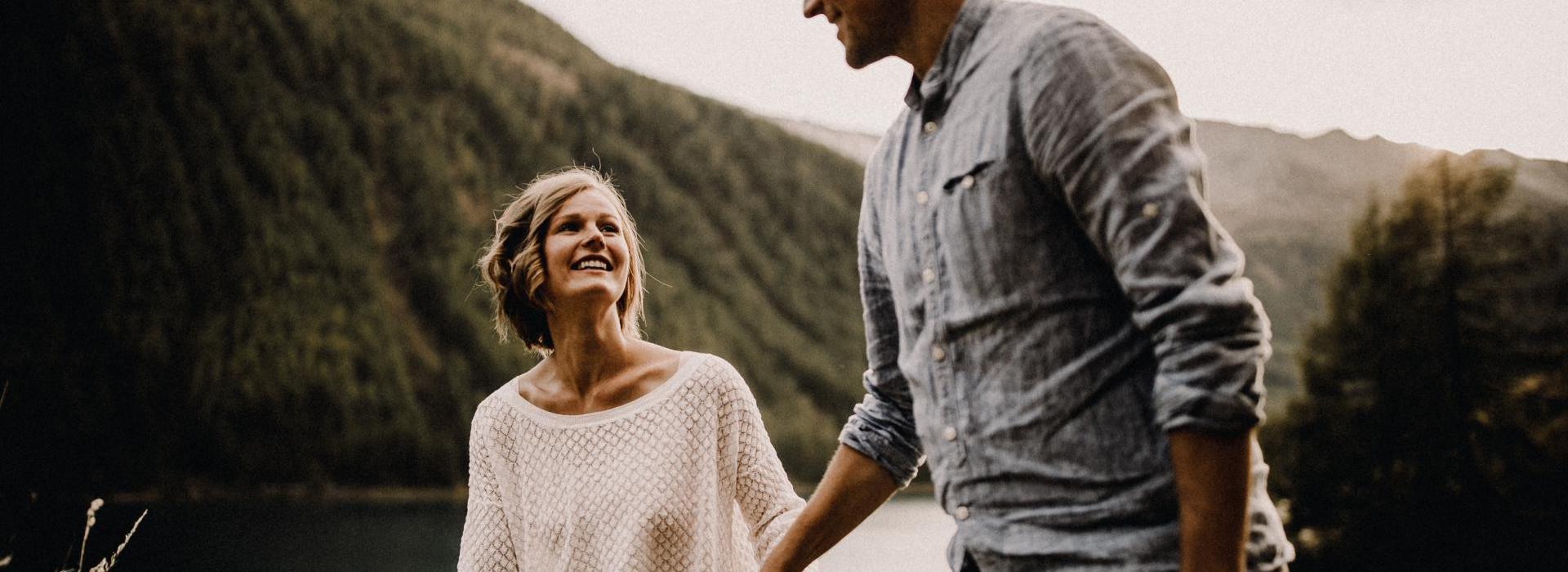 Romantische Wanderung